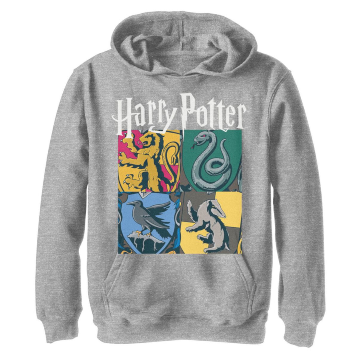 Винтажная толстовка с капюшоном в стиле коллаж для мальчиков 8-20 Гарри Поттер Хогвартс Хаус Harry Potter