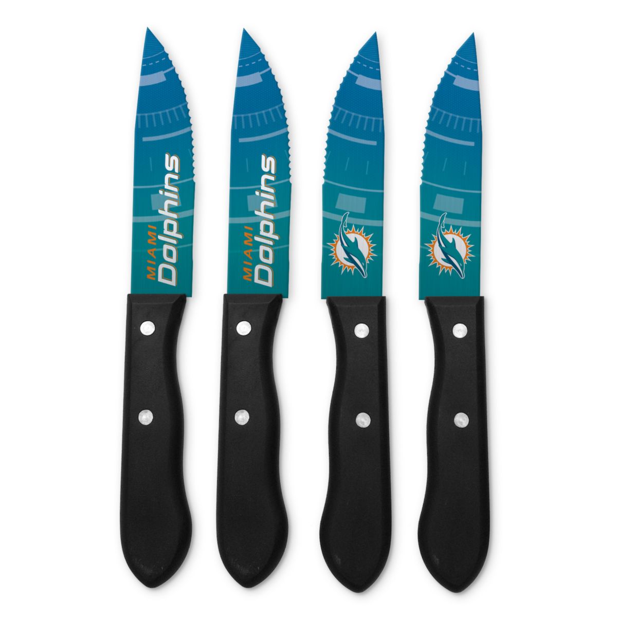Набор ножей для стейка Miami Dolphins из 4 предметов NFL