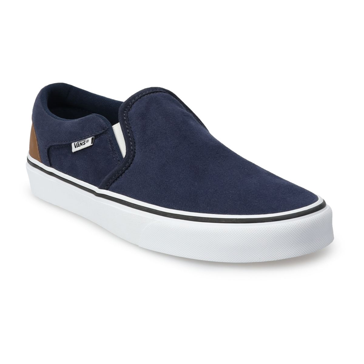 vans asher slip on mens