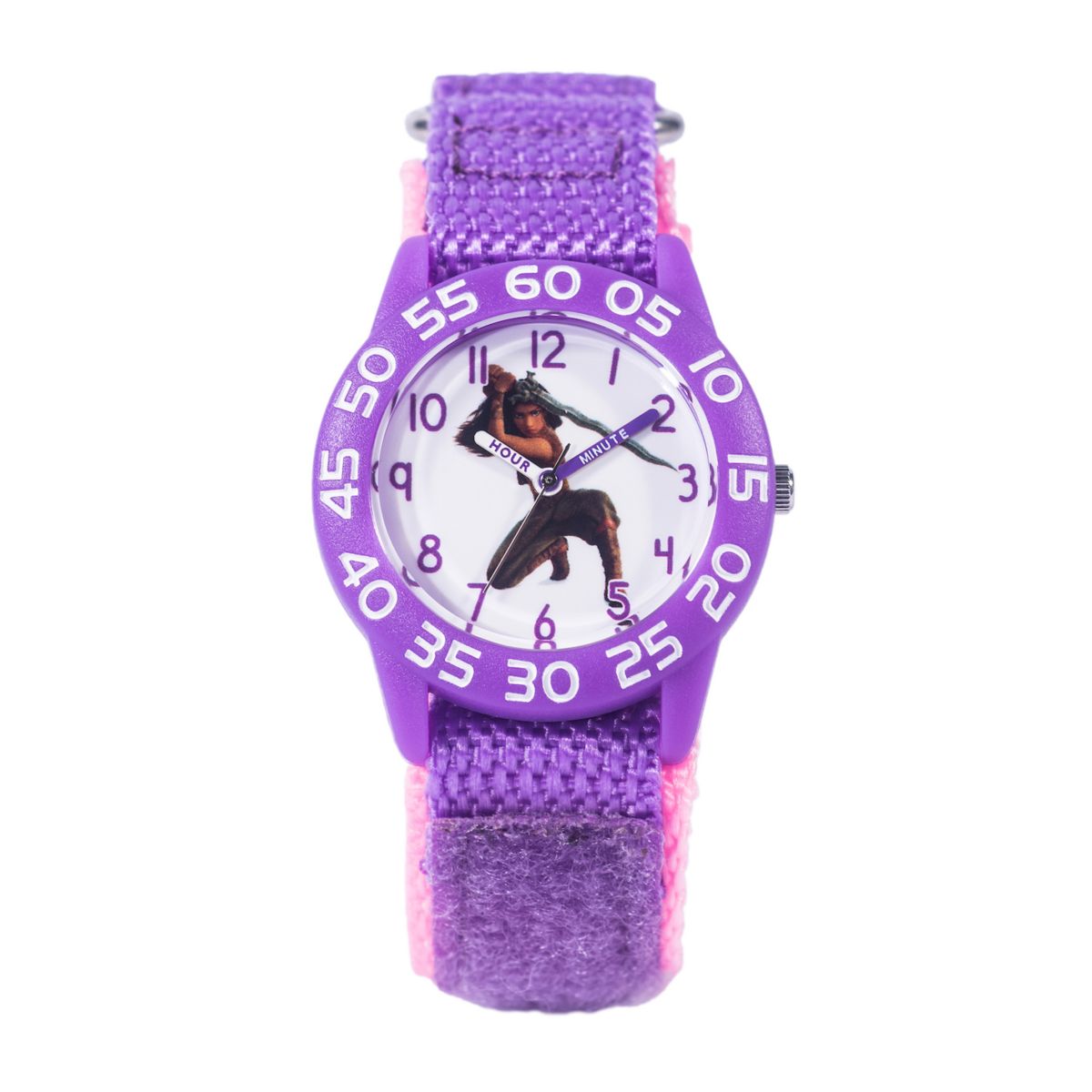 Фиолетовые пластиковые часы Disney's Raya and the Last Dragon для детей Disney
