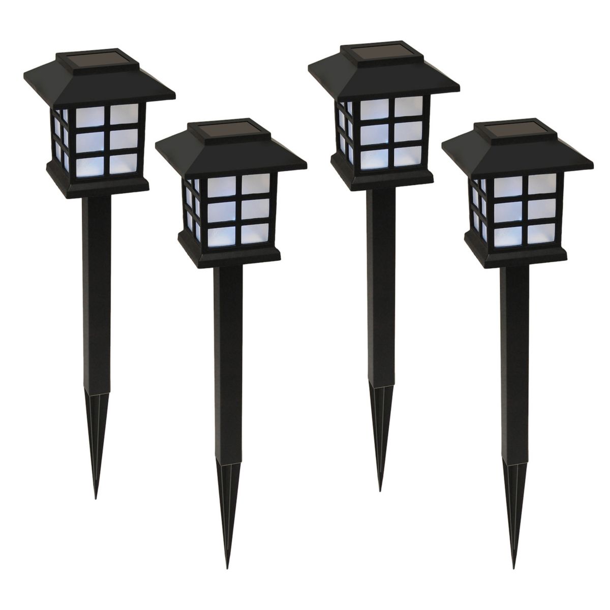 Комплект LumaBase Solar LED Ground Stake, 4 шт. LumaBase