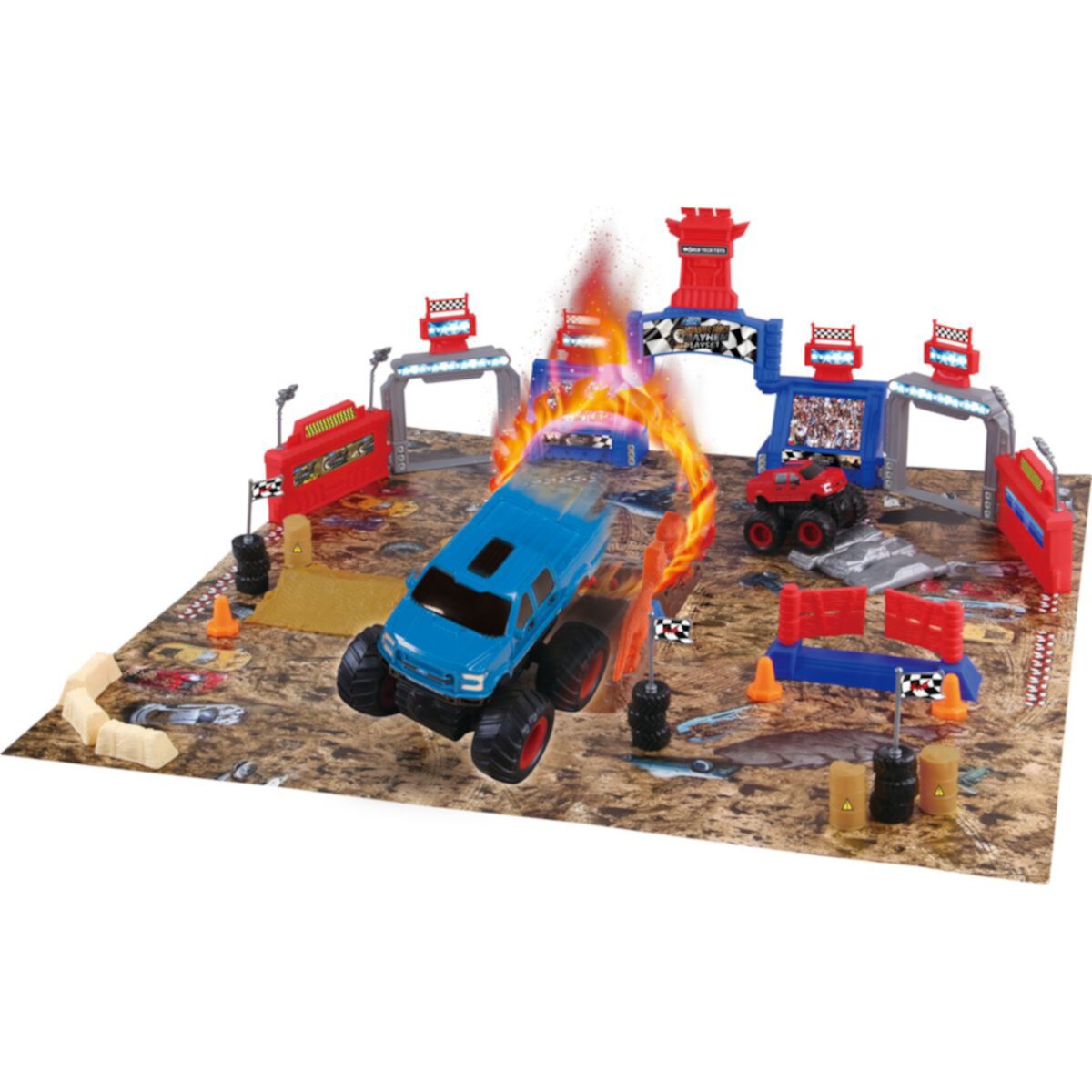Ford Monster Truck Mayhem Playset 54-шт. Набор World Tech Toys World Tech Toys