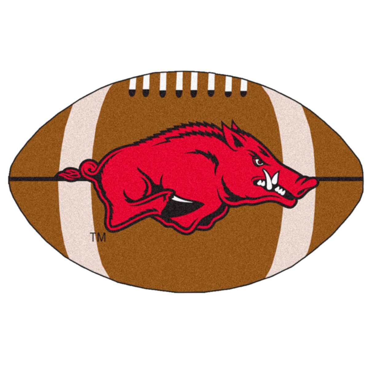 Коврик для футбола Arkansas Razorbacks 56x89 см, с нескользящей основой Fanmats