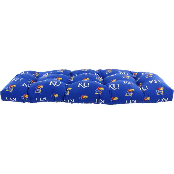 Погодоустойчивая подушка для скамейки Kansas Jayhawks, 117 см x 51 см x 8 см College Covers