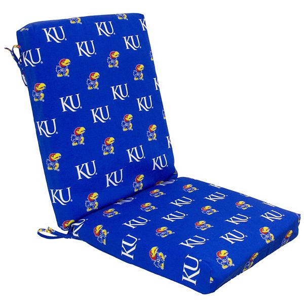 Набор из 2-х подушек для стульев Kansas Jayhawks, 117x51x7 см, для дома и улицы College Covers