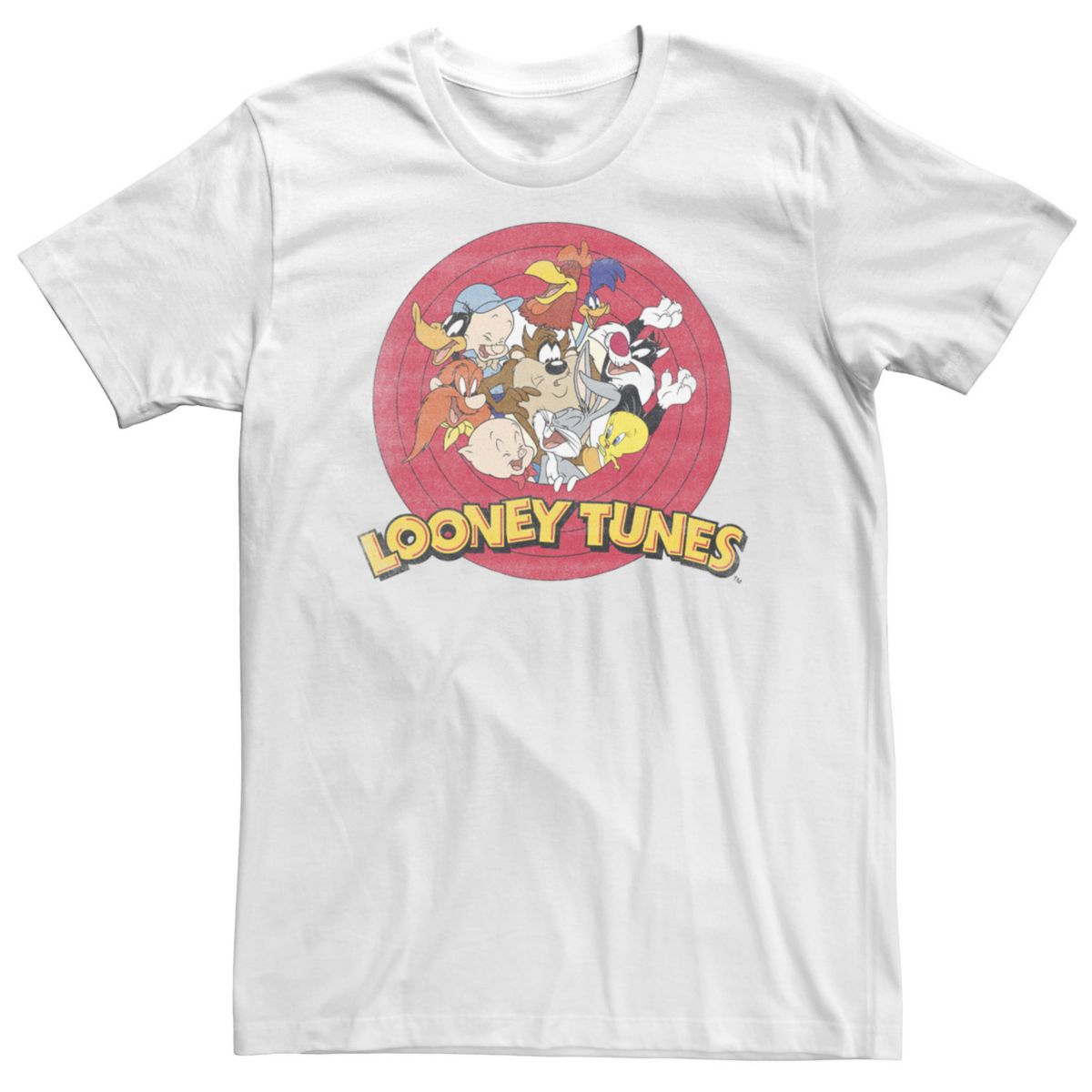 Футболка Big & Tall Looney Tunes Classic Circle Lineup Group Shot Looney Tunes