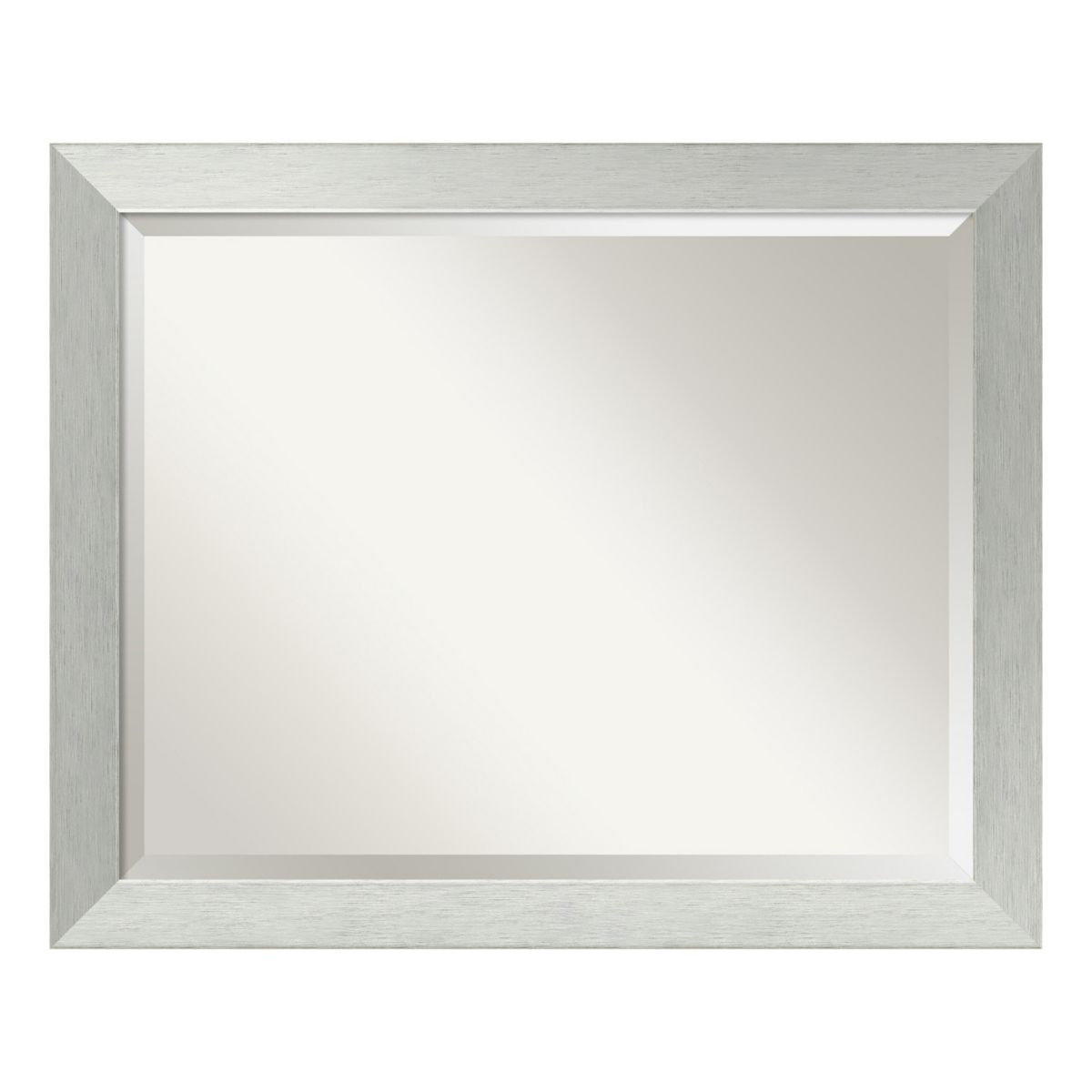 Большое настенное зеркало Amanti Art с матовой отделкой стерлингового серебра Liora Manne