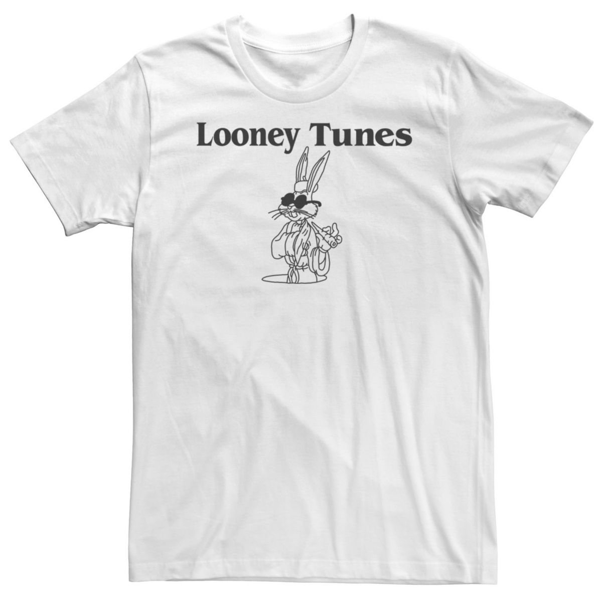Футболка с логотипом Big & Tall Looney Tunes Bugs Bunny Looney Tunes