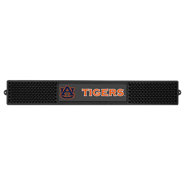 Коврик для напитков с логотипом Auburn Tigers, 8,2 x 61 см, противоскользящий, резиновый Fanmats