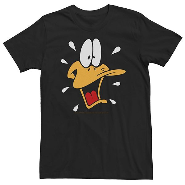 Мужская Футболка Looney Tunes Daffy Duck Удивленное Лице Looney Tunes