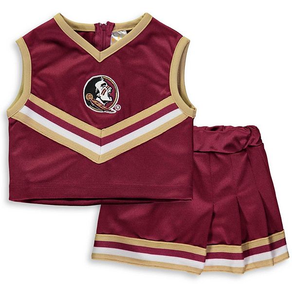 Набор из двух частей Cheer для девочек с гранатом Флорида State Seminoles Unbranded