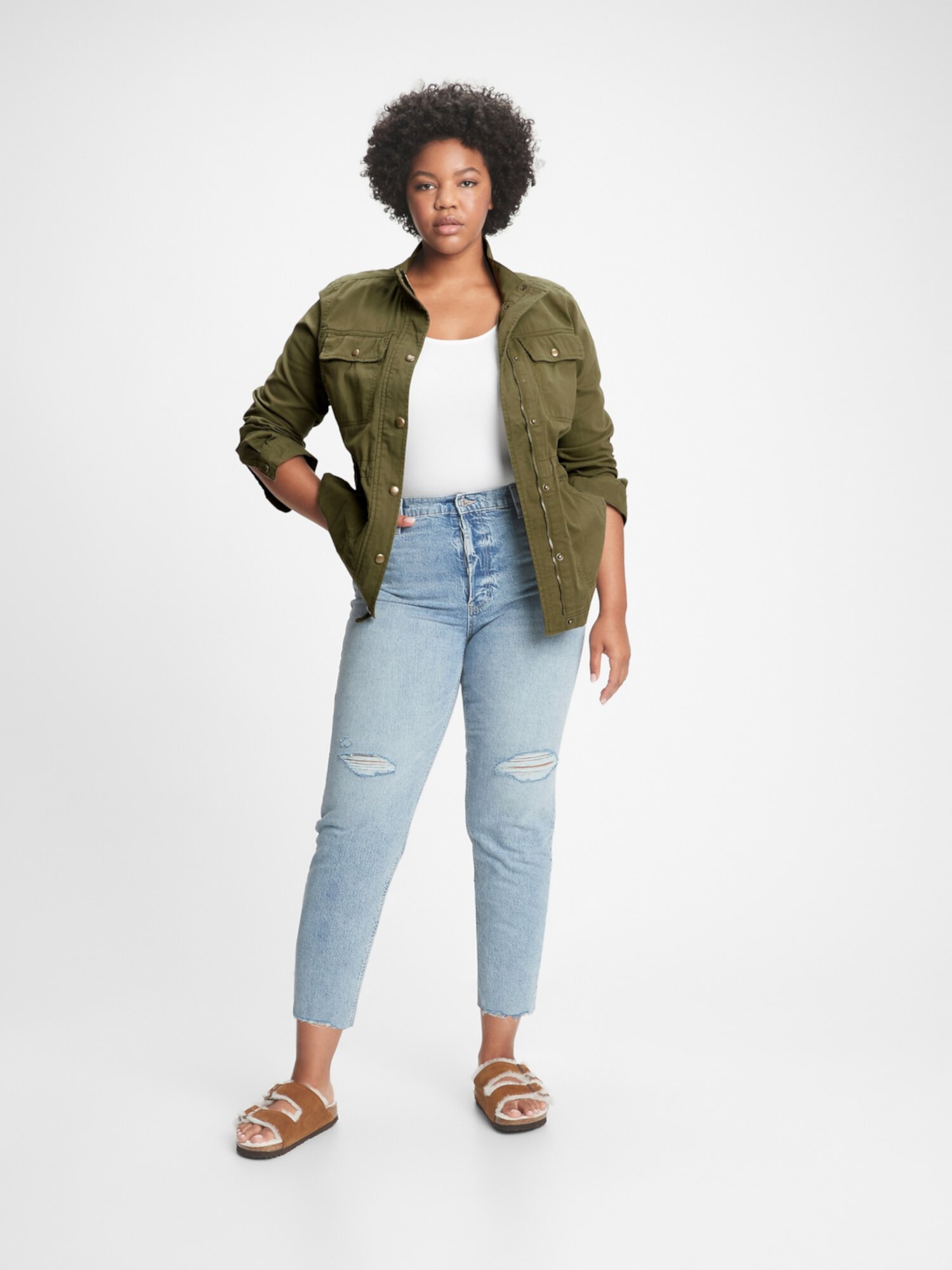 Gap factory store utility jacket