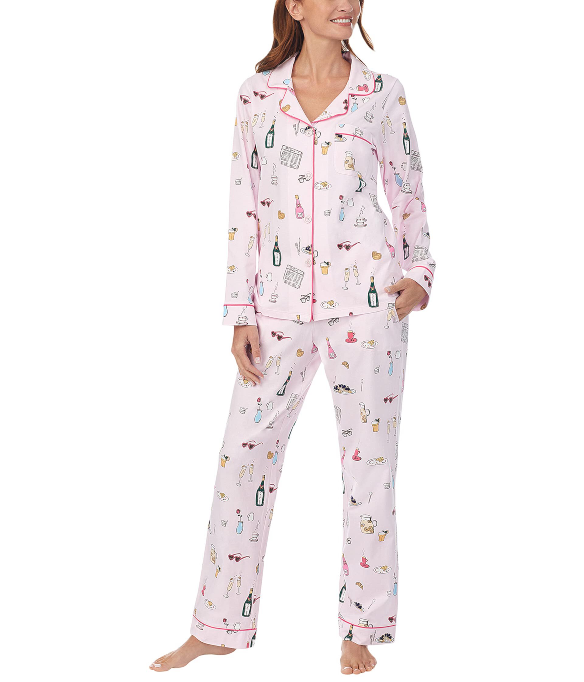 Классический пижамный комплект с длинным рукавом BedHead
