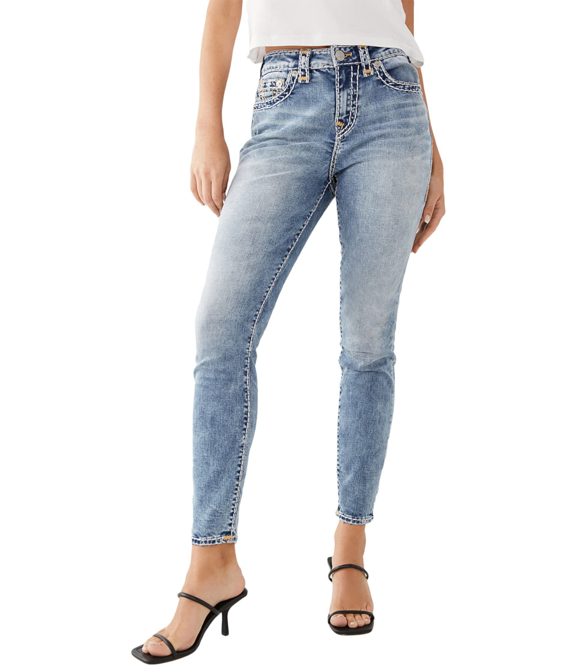 Jennie High-Rise Super T in Sun Blazed True Religion