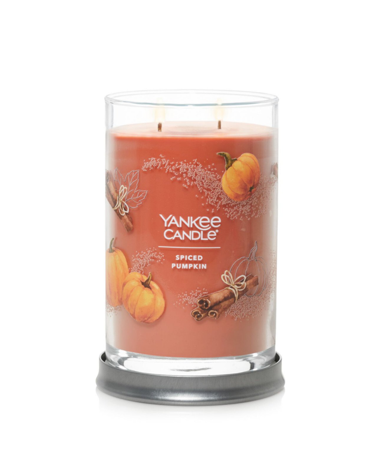 Большая ароматическая свеча с пряным ароматом тыквы, 600 мл Yankee Candle