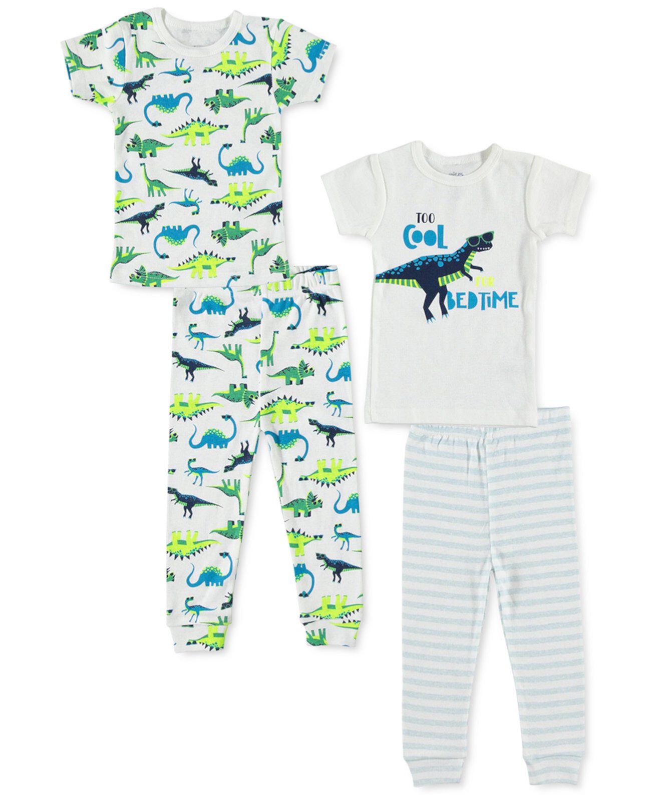 Пижамы для маленьких мальчиков, комплект из 4 шт. Cutie Pie Baby
