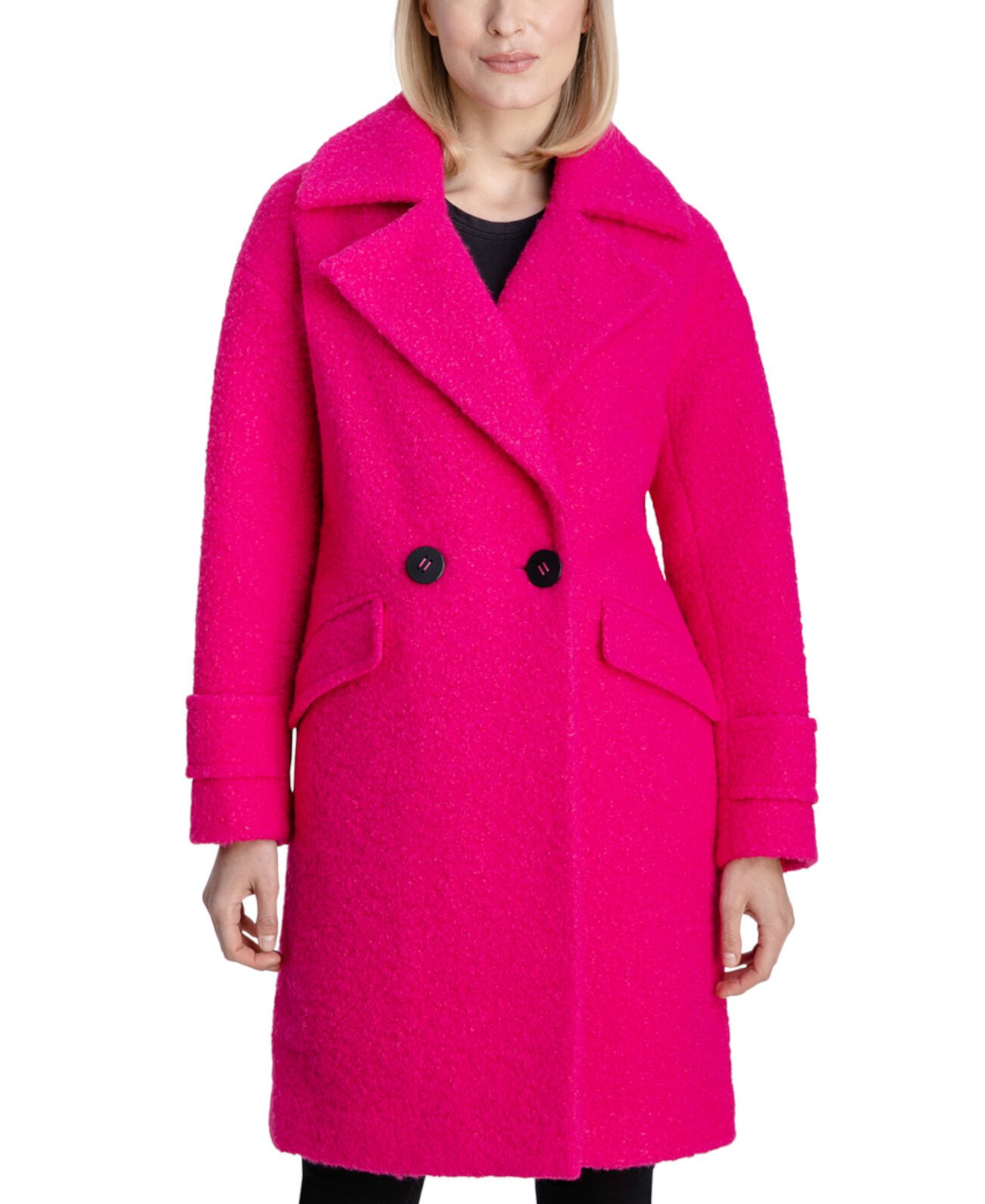 Двубортное пальто Walker из букле, созданное для Macy's BCBGeneration