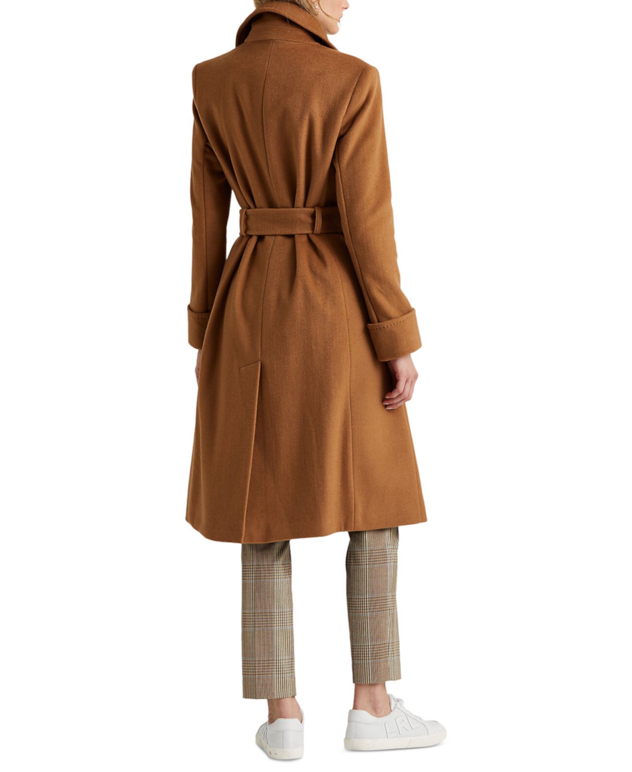 Пальто с запахом из смесовой шерсти Ralph Lauren