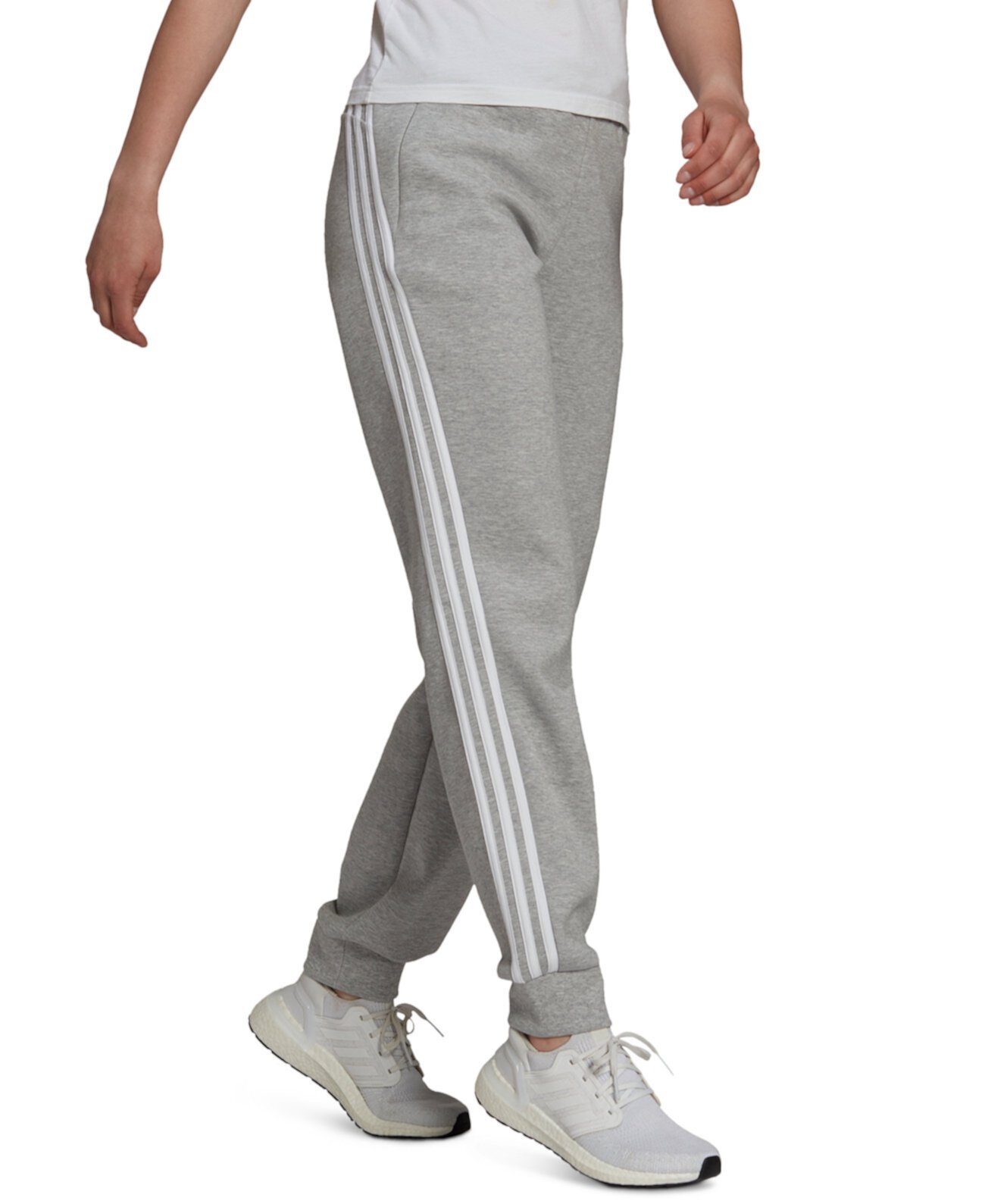 Костюм adidas three Stripes серый