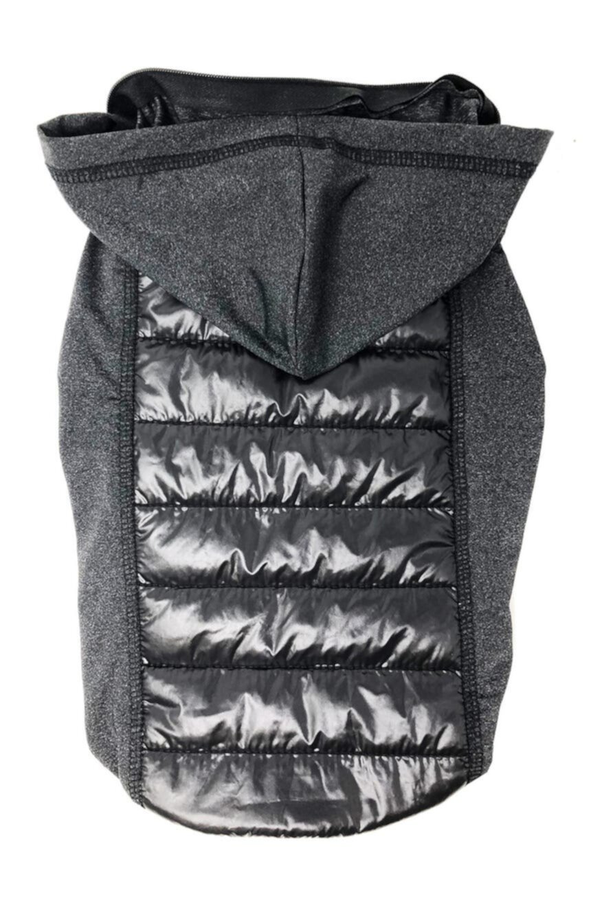 Легкая гибридная быстросохнущая стретч-пальто для собак с выдвижным капюшоном "Apex" - малый размер Pet Life