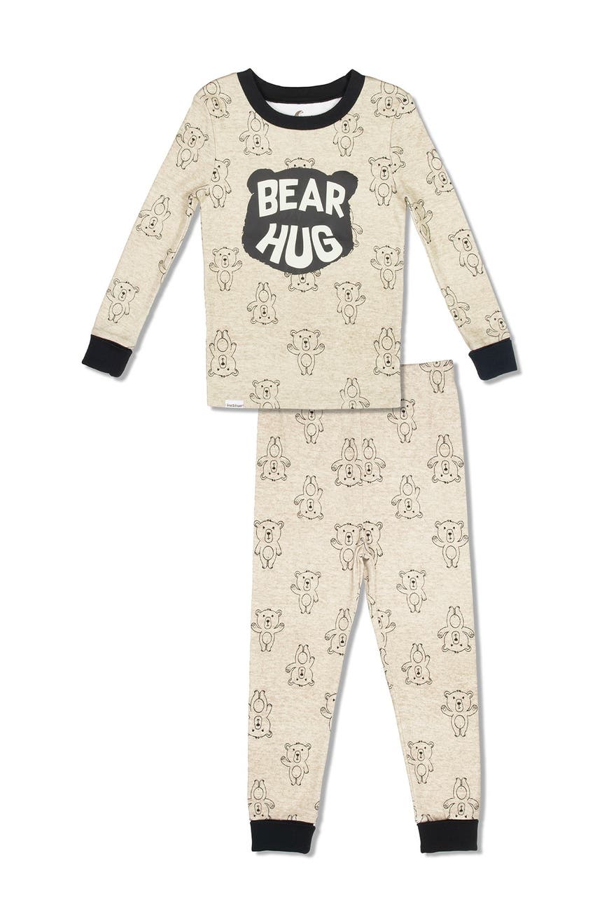 Бесплатная пижама с принтом 2 Dream Bear из 2 предметов SGI Apparel