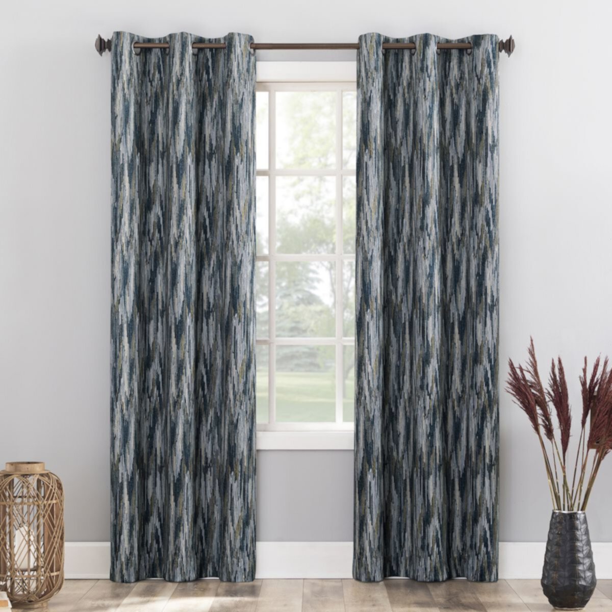 Sun Zero Isla Grommet Window Curtain Set Sun Zero