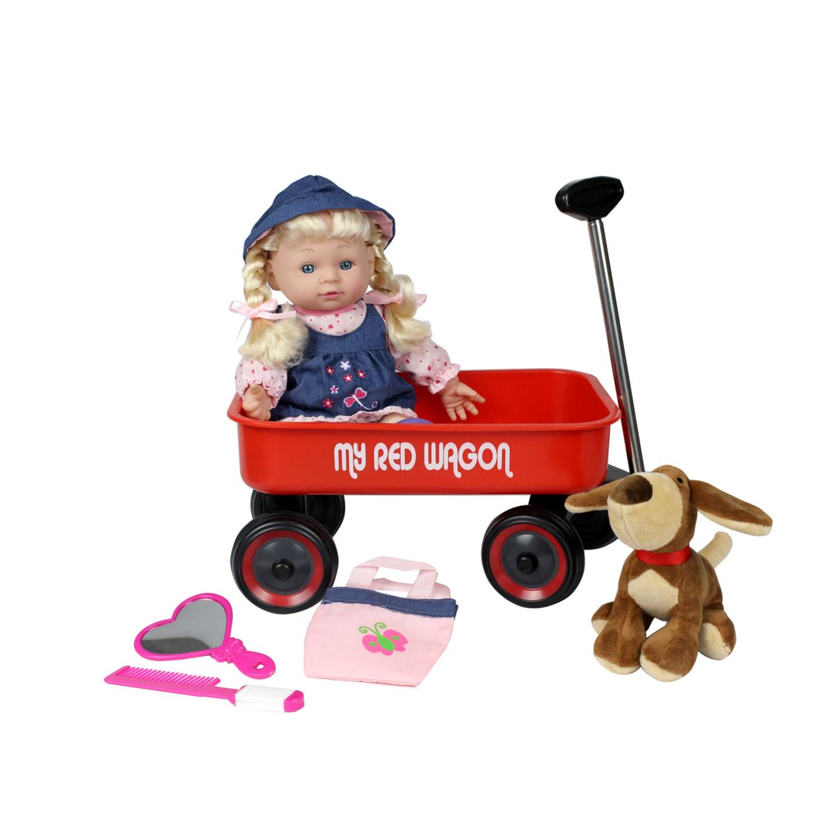 Кукла Kid Concepts с игровым набором Wagon Kid Concepts