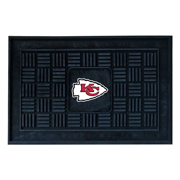 Текстурированный напольный коврик Kansas City Chiefs для прихожей, 48 см x 76 см, виниловый Fanmats