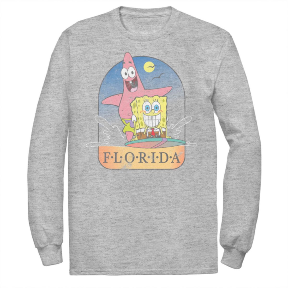 Мужская футболка с надписью SpongeBob SquarePants с надписью Patrick Florida Surf от Nickelodeon Nickelodeon