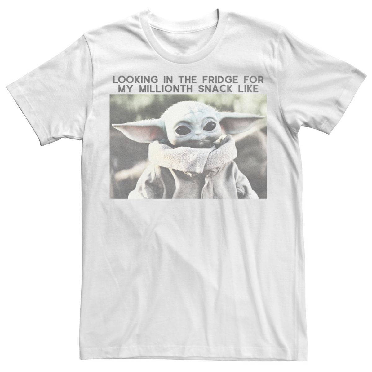 Мужская футболка со звездными войнами Millionth Snack Like Meme Star Wars