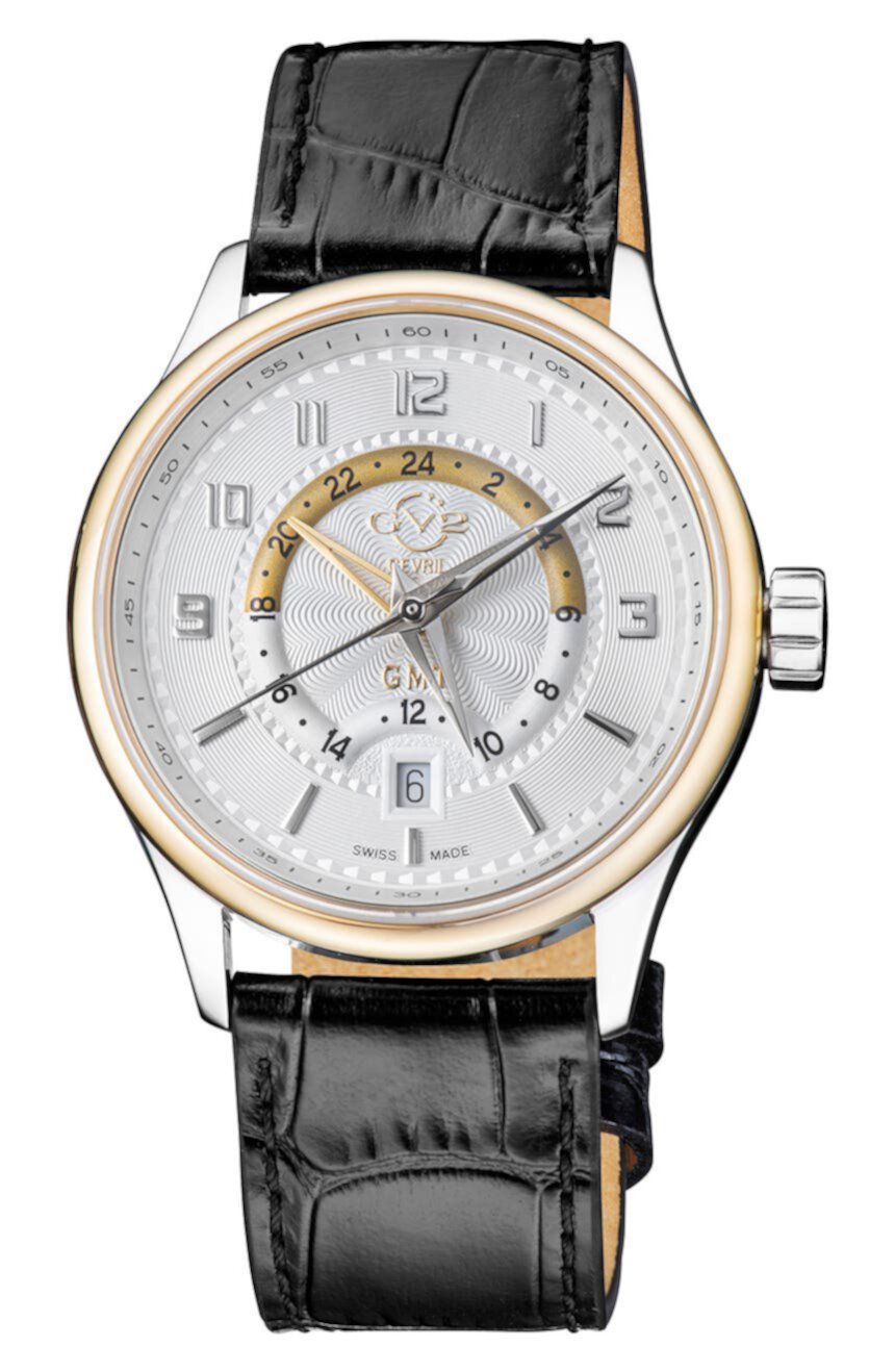 Мужские швейцарские кварцевые часы Giromondo, 42 мм Gevril