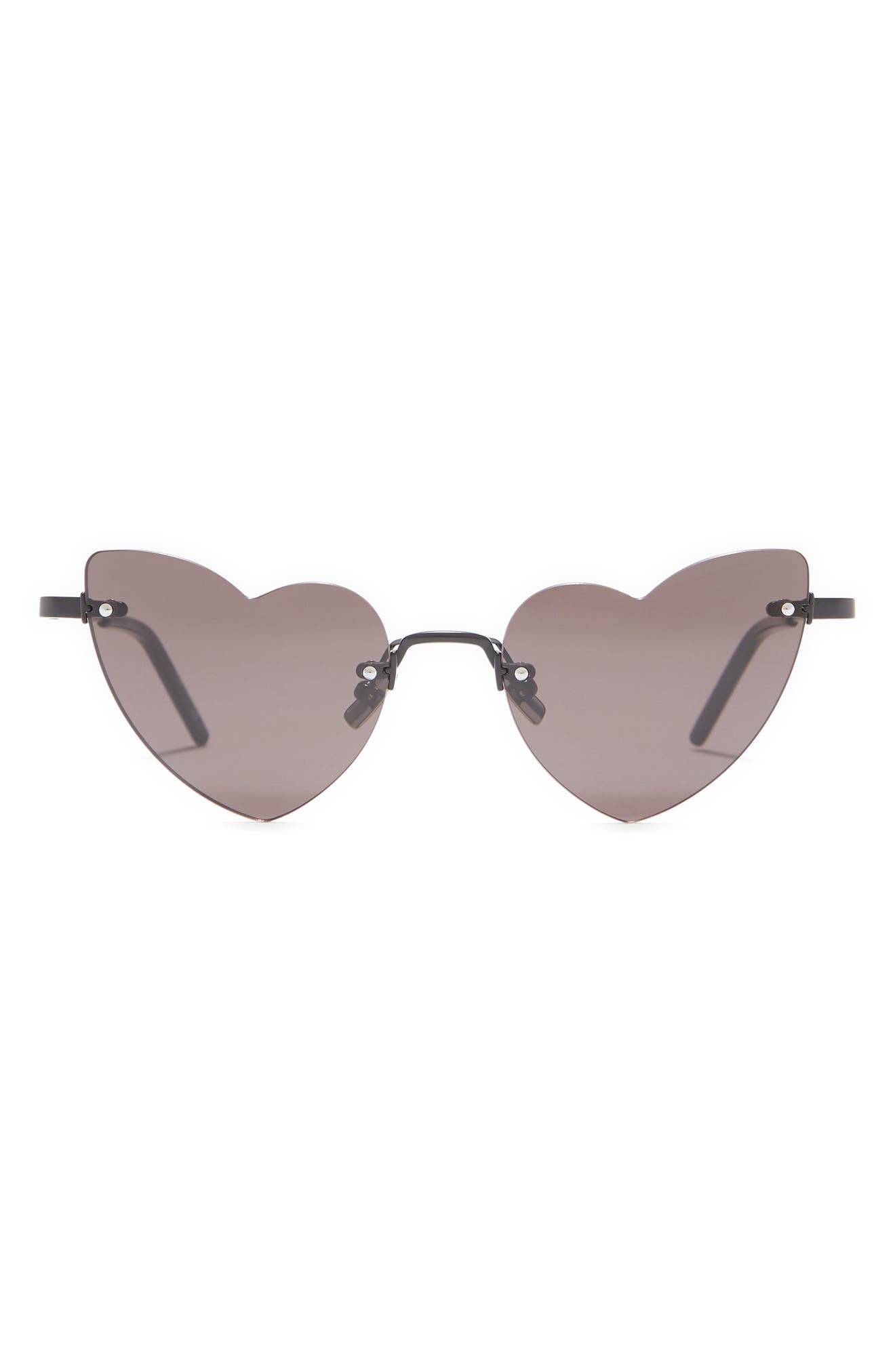 солнцезащитные очки в форме сердца 50 мм Saint Laurent