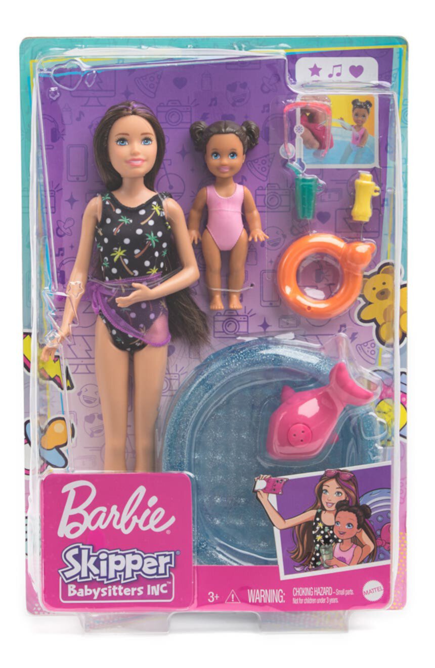 Куклы и игровой набор Barbie<sup>®</sup> Skipper<sup>®</sup> Babysitters Inc<sup>™</sup> Mattel