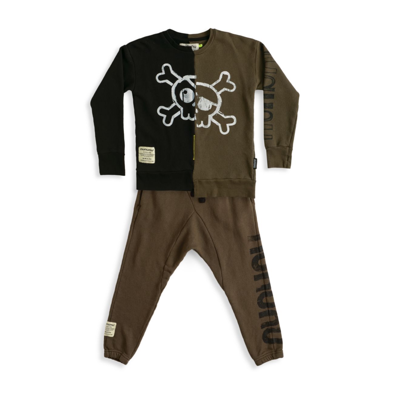 Little Boy's & amp; Мешковатые спортивные штаны для мальчиков с заниженным шаговым швом Nununu