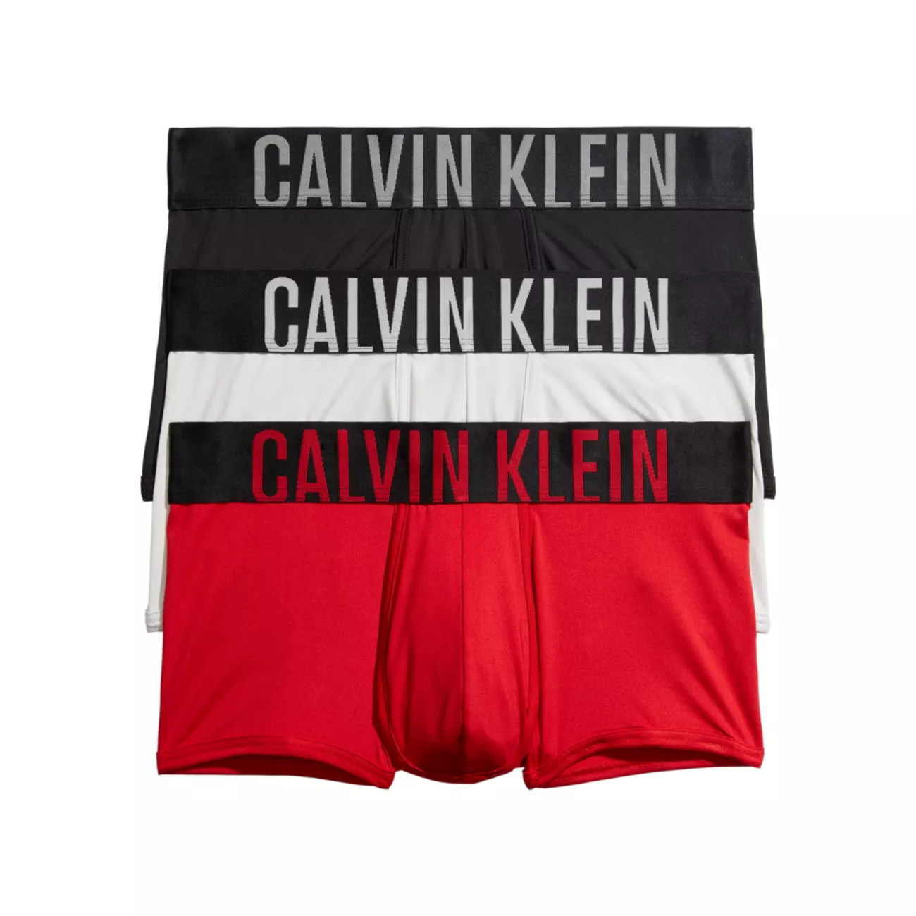 3 пары плавок с низкой посадкой с логотипом Calvin Klein