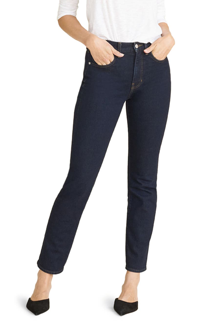 Узкие прямые джинсы с завышенной талией Ryleigh VERONICA BEARD