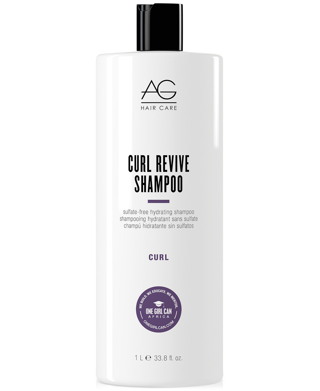 Curl Revive Sulfate-Free Hydrating Shampoo, 33.8-oz., from PUREBEAUTY Salon & Spa AG Hair