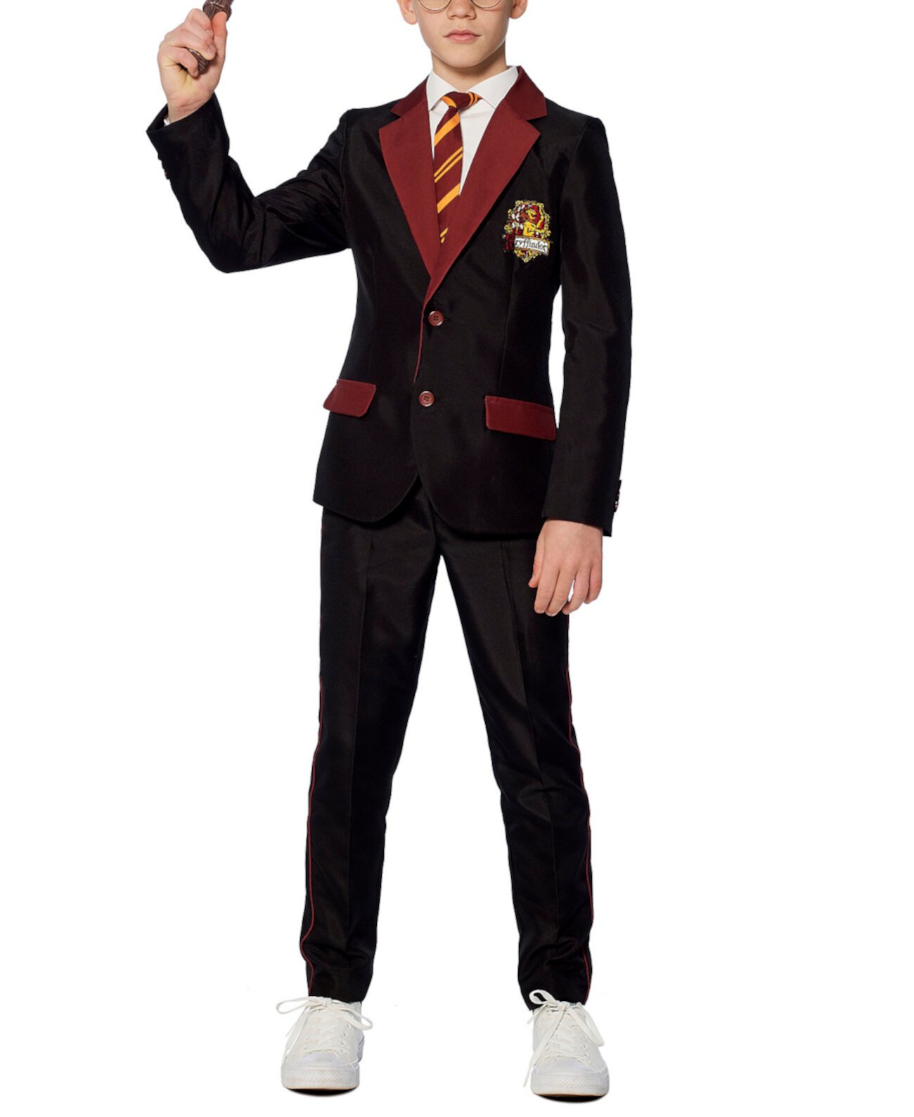Комплект костюмов для Хэллоуина из трех предметов Гарри Поттера Гриффиндора для больших мальчиков Suitmeister