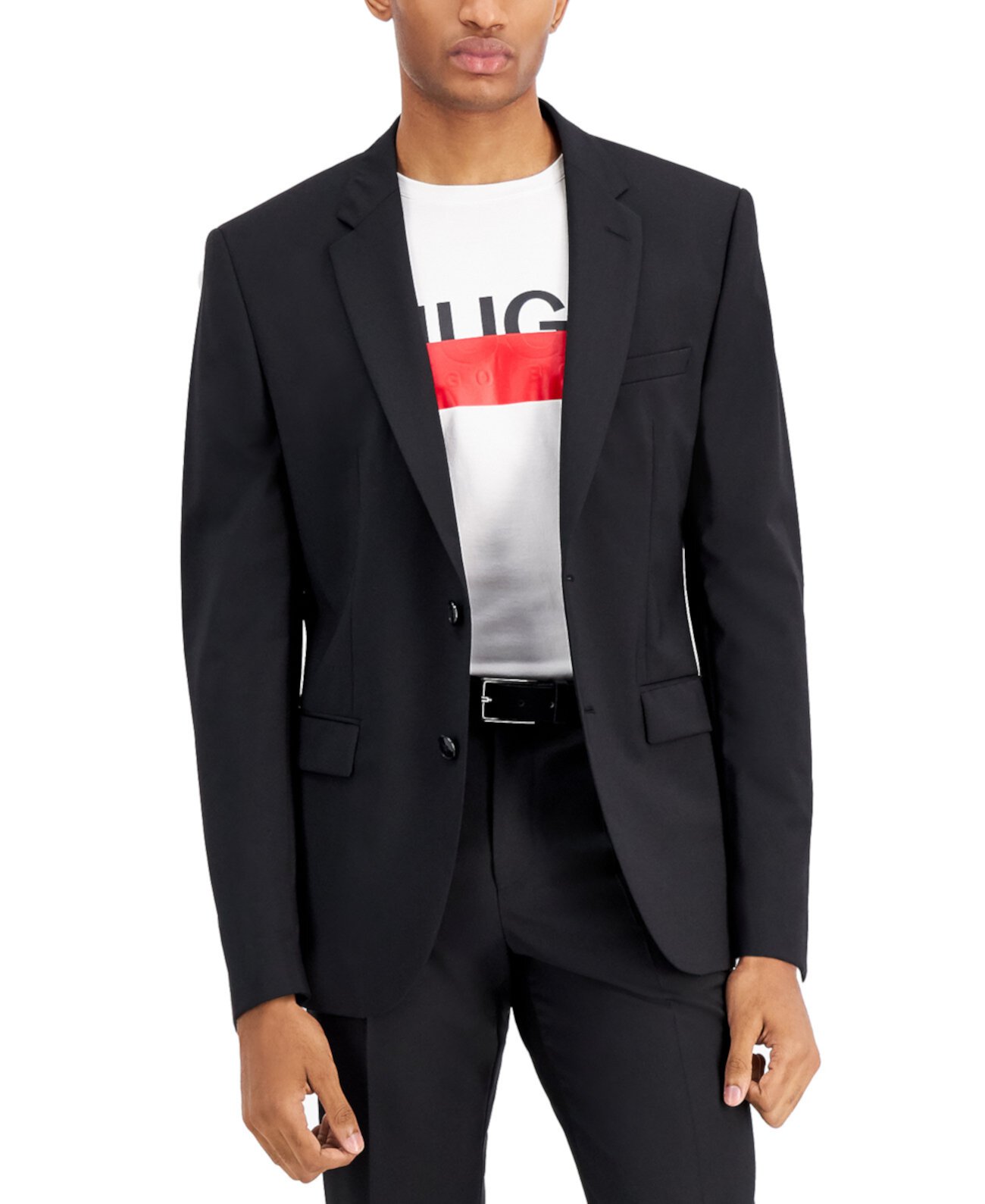 Мужской шерстяной костюм BOSS Modern Fit с раздельным жакетом HUGO BOSS