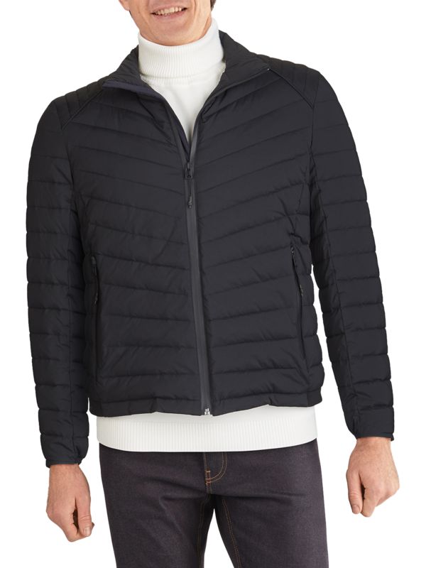 Мужской Пуховик Cole Haan Diamond-Quilted Barn Jacket Cole Haan