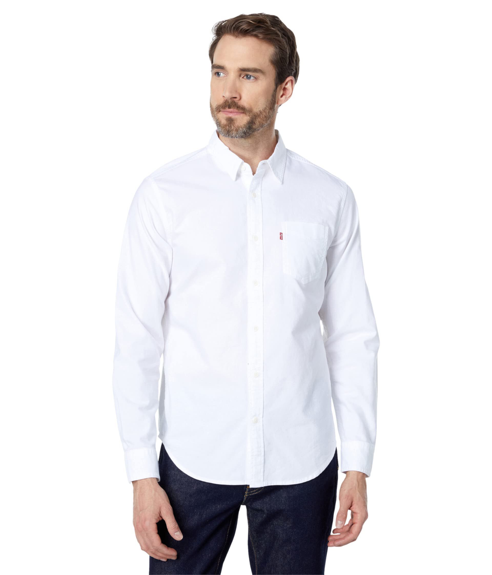 Мужская Хлопковая Рубашка с Кнопками Levi's® Classic One-Pocket Standard Levi's®