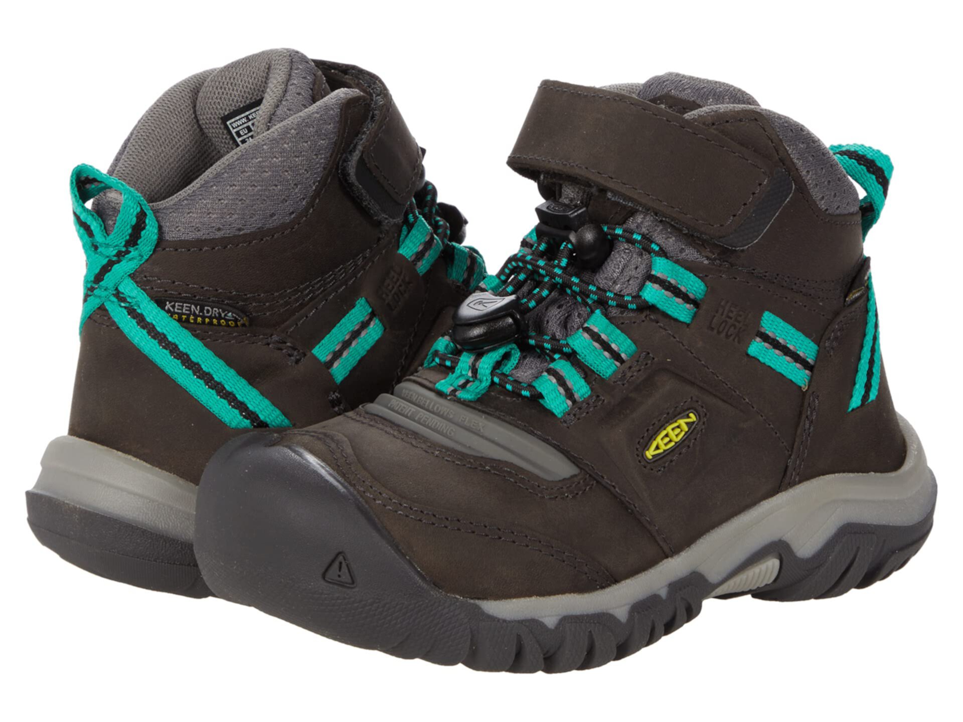 Детские ботинки Keen Ridge Flex Mid WP с водонепроницаемой мембраной и системой стабильности Keen Kids