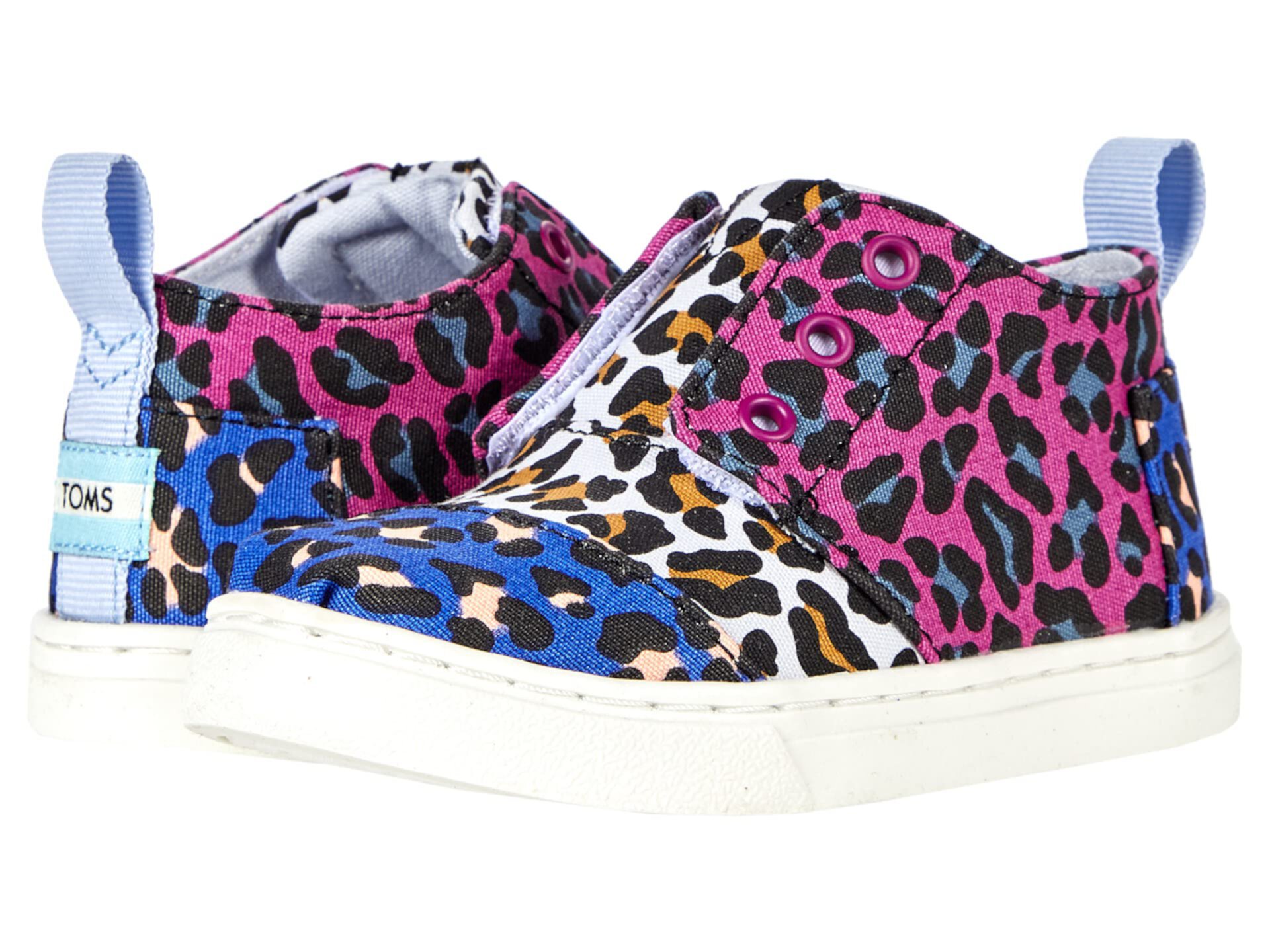 Кроссовки TOMS Kids Leopard Color-Block Botas Cupsole для малышей с удобной подошвой TOMS Kids