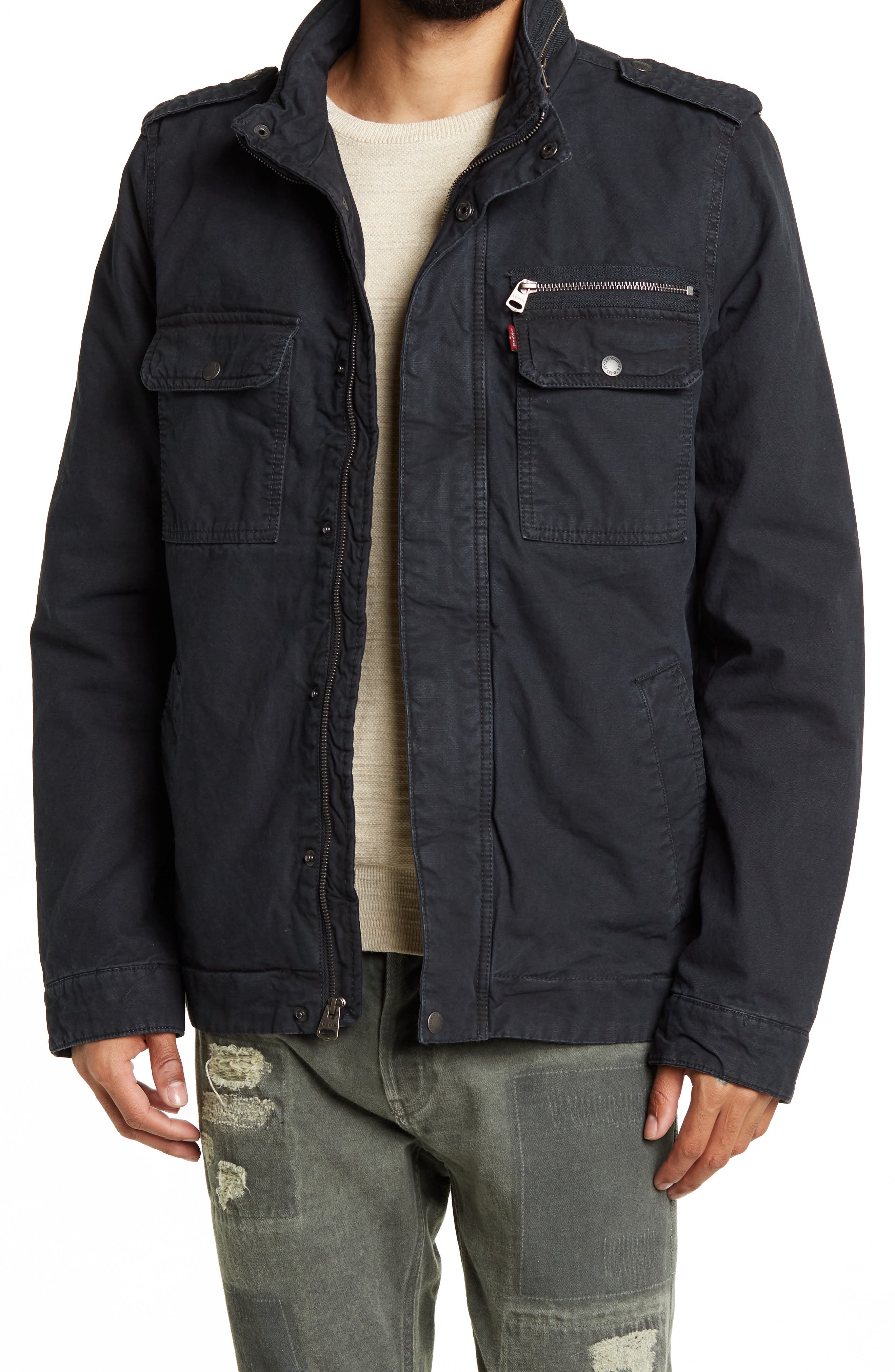 Levi's cotton military clearance jacket