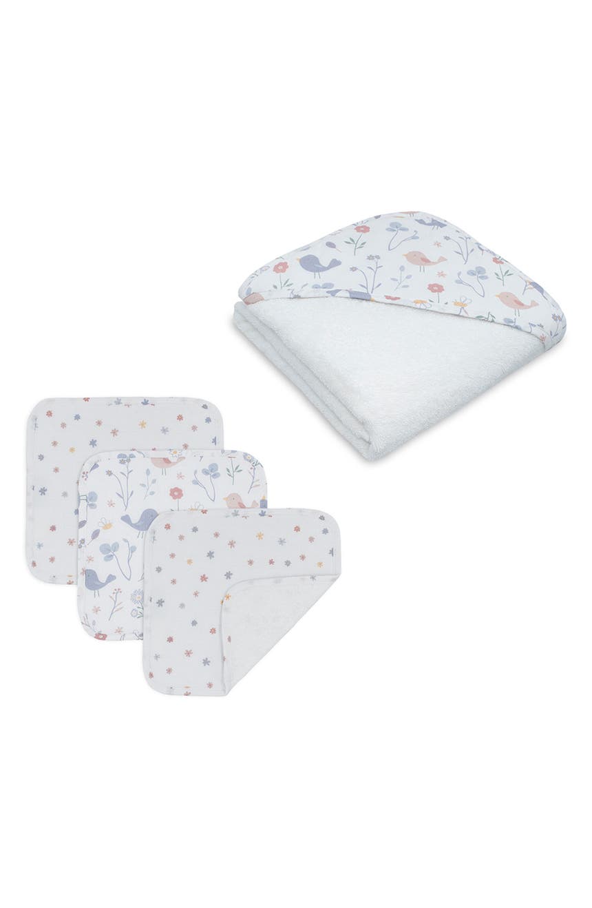 Муслиновые полотенца с капюшоном и принтом - упаковка из 3 шт. Living Textiles