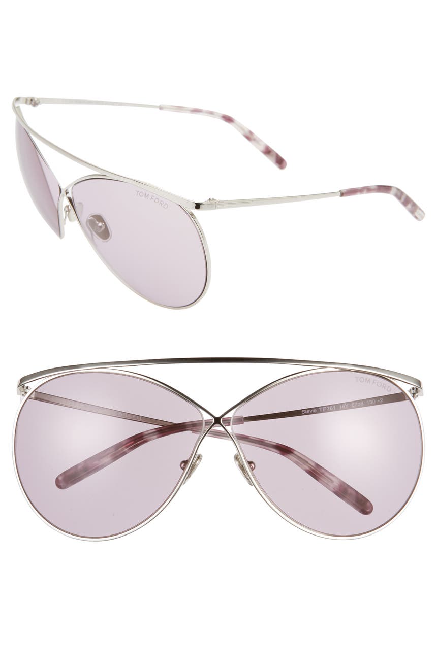 Поляризованные солнцезащитные очки-авиаторы Stevie 59 мм Tom Ford