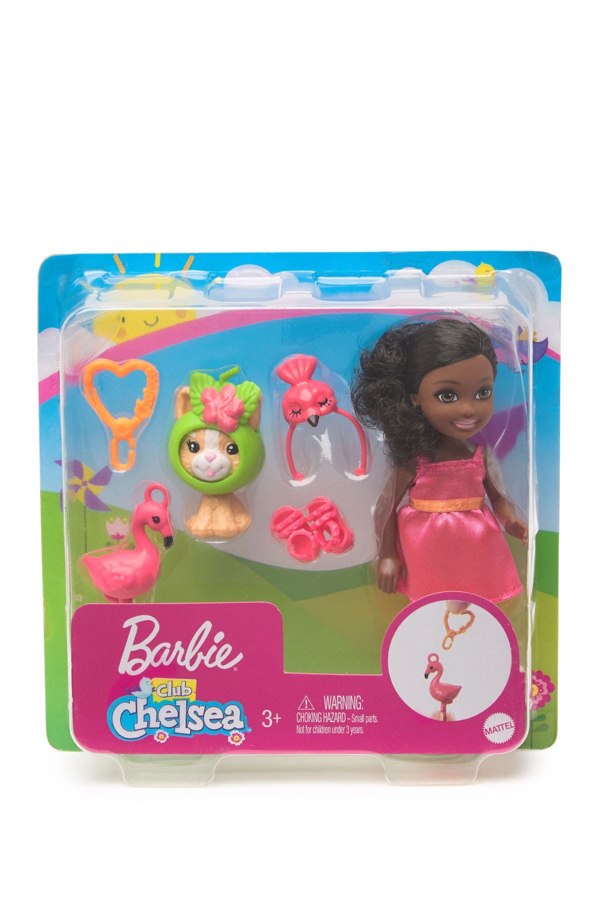 Кукла Барби (R) Club Chelsea (TM) в костюме фламинго Mattel