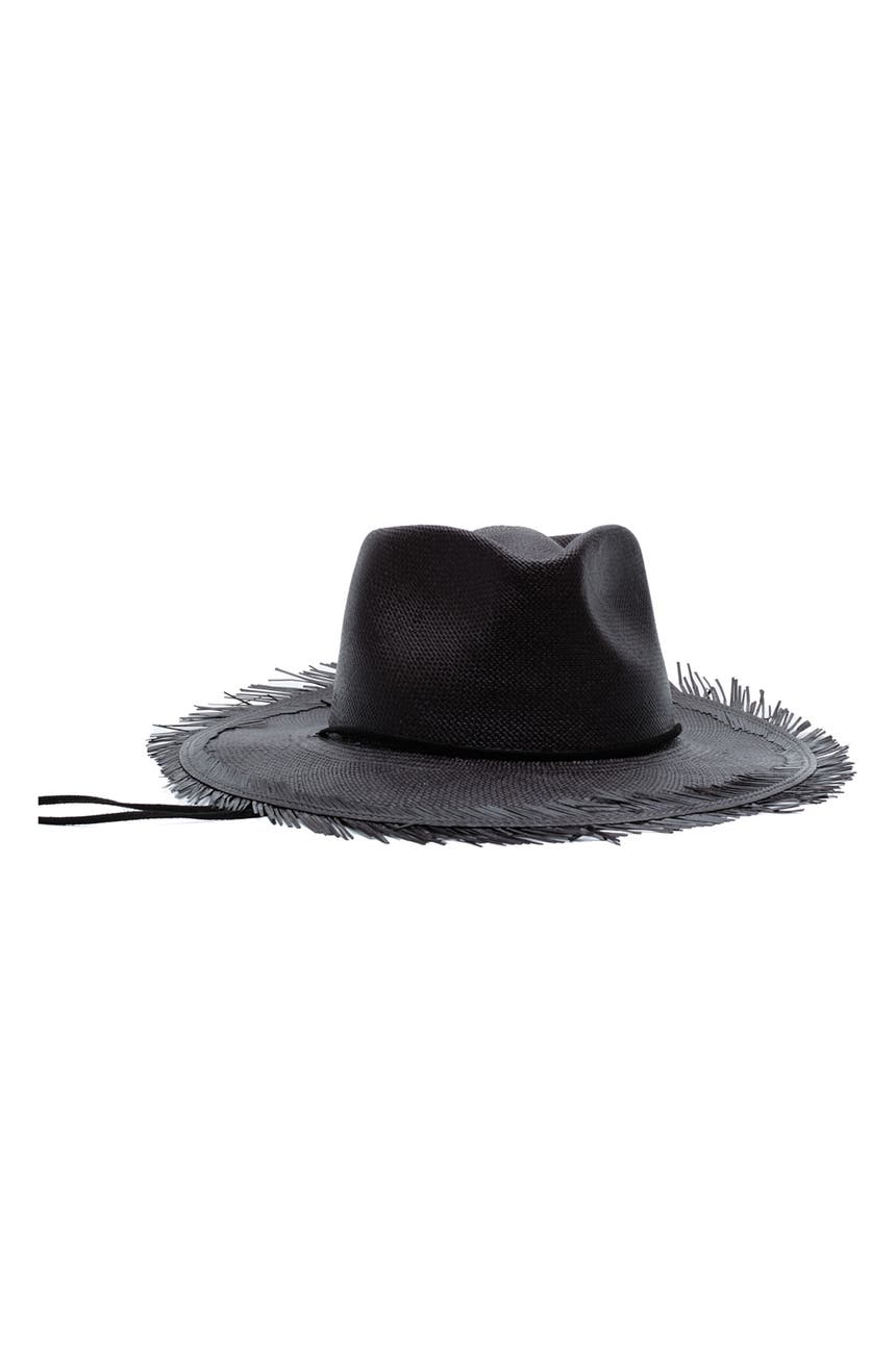 Соломенная шляпа-панама с потрепанными полями UPF 50+ MODERN MONARCHIE