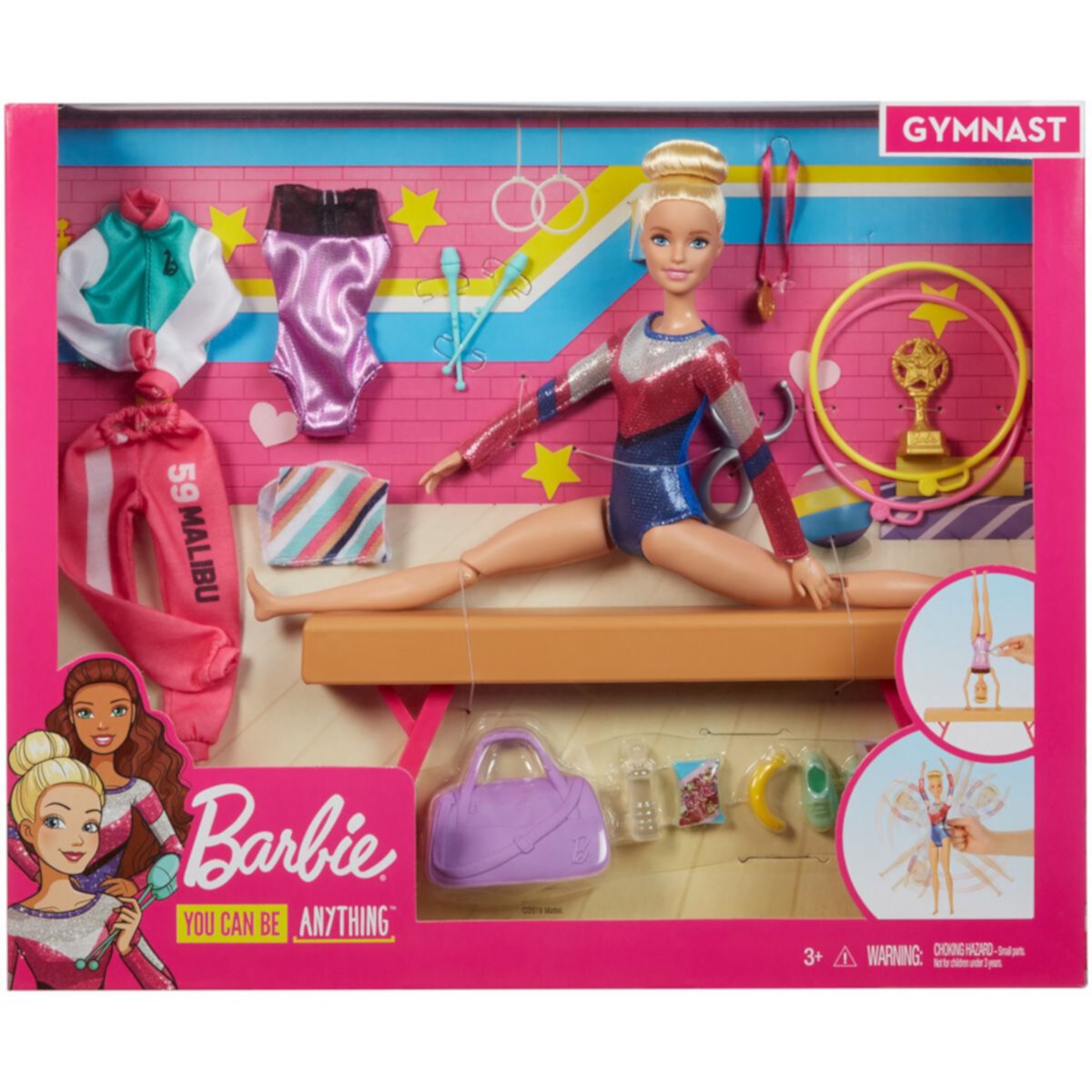 Набор для гимнастики Barbie® You Can Be Anything Barbie