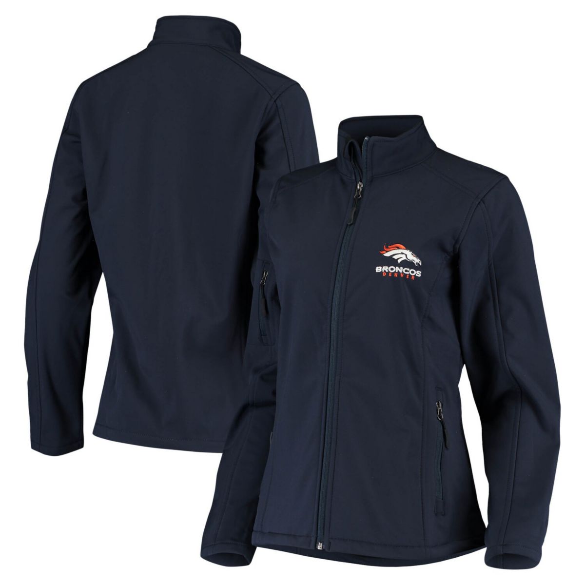 Женская Куртка Dunbrooke Sonoma Softshell с Полной Молнией Denver Broncos Dunbrooke